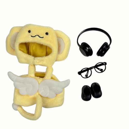 SunOutDeeal Clothes for LabubuDoll Not IncludedTrendy Clothing Accessory Sets for Labubu 15cm17cm Doll Cute Clothe for Labubu Dress up Unique StyleM - Image 1