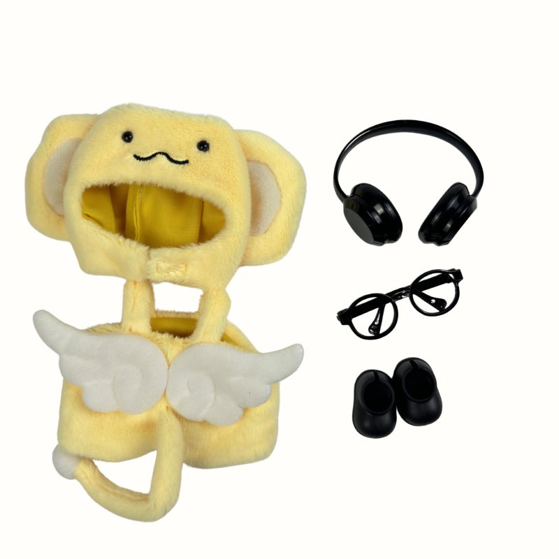 SunOutDeeal Clothes for LabubuDoll Not IncludedTrendy Clothing Accessory Sets for Labubu 15cm17cm Doll Cute Clothe for Labubu Dress up Unique StyleM - Image 2