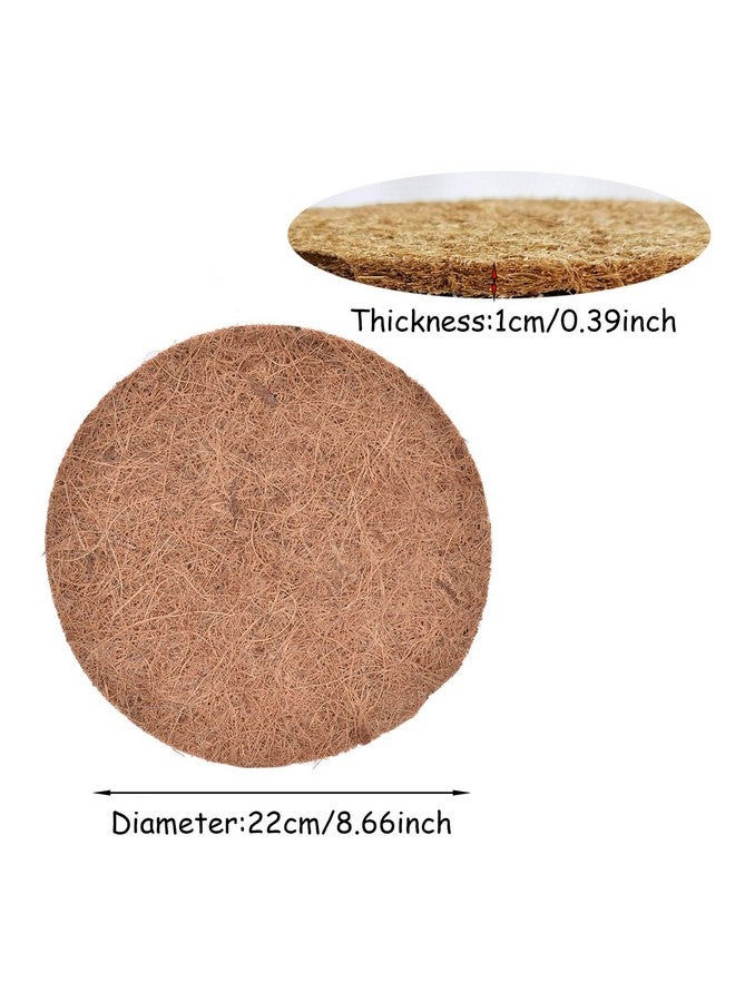 كاثسون 12 قطعة من وسادات تعشيش الطيور من كاثسون، أعشاش تربية الببغاوات، وسادة بيض الطيور، ألياف جوز الهند الطبيعية، مادة عش الطيور، ملحقات تربية الحمام، فراش دافئ ومريح للببغاوات، وسادات تفقيس الطيور - Image 4