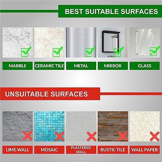 Hidak Towel Ring/Towel Hanger for Basin/Napkin Holder Sticker Series Self-Adhesive Plastic Towel Holder Hanger for Bathroom, Kitchen, Washbasin, Homes, Hotels Towel Ring Open Half (1 pcs) - Image 5