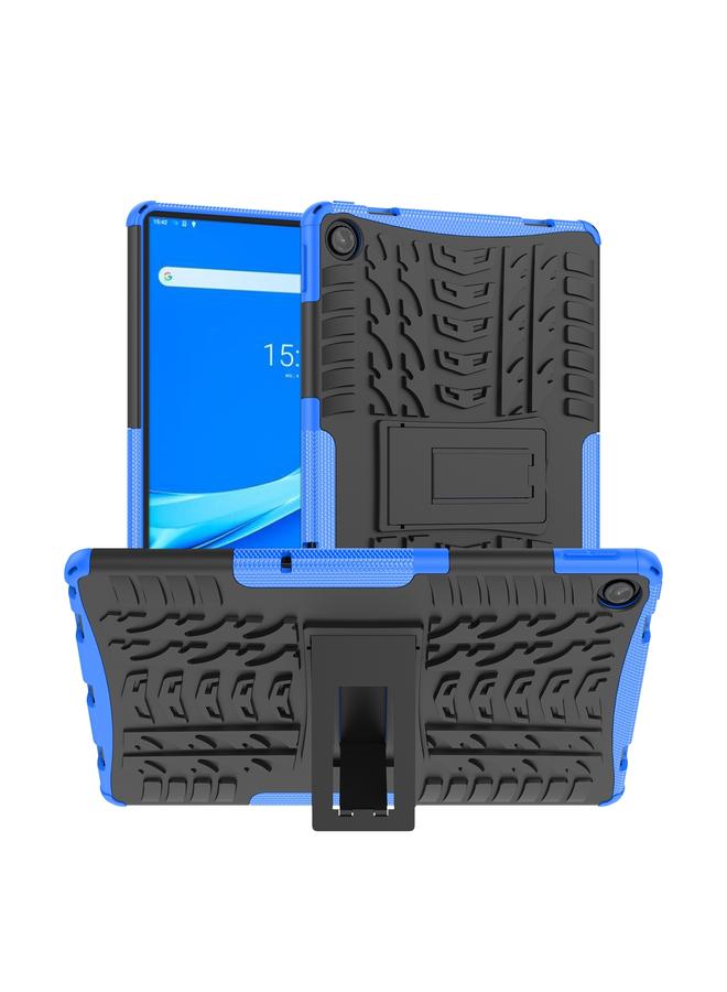 S-TOP Case For Lenovo Tab M10 Plus 10.6 3rd Gen 2022 Tire Texture TPU+PC Shockproof Case with Holder - Image 1