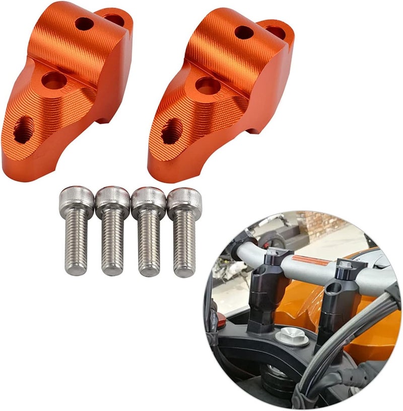 DEMULAX 30mm Rise Handlebar Risers for Motorcycles - Image 4