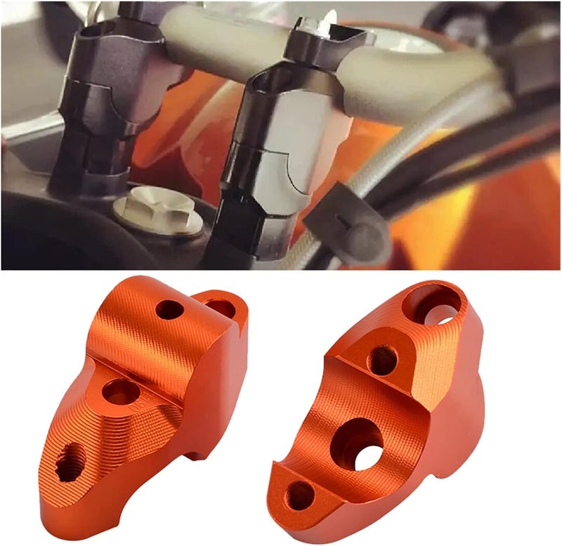 DEMULAX 30mm Rise Handlebar Risers for Motorcycles - Image 5