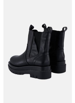 RAID Women Brazen Chunky Biker Ankle Boots, Black  - Image 2
