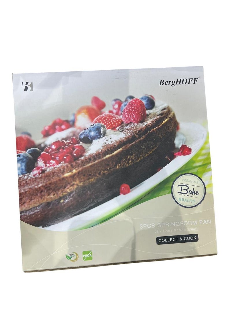 Risen Carbon Steel Springform Cake Pan – Nonstick Leakproof Round Cheesecake Baking Pan with Removable Bottom, Deep Push Design  - Image 2