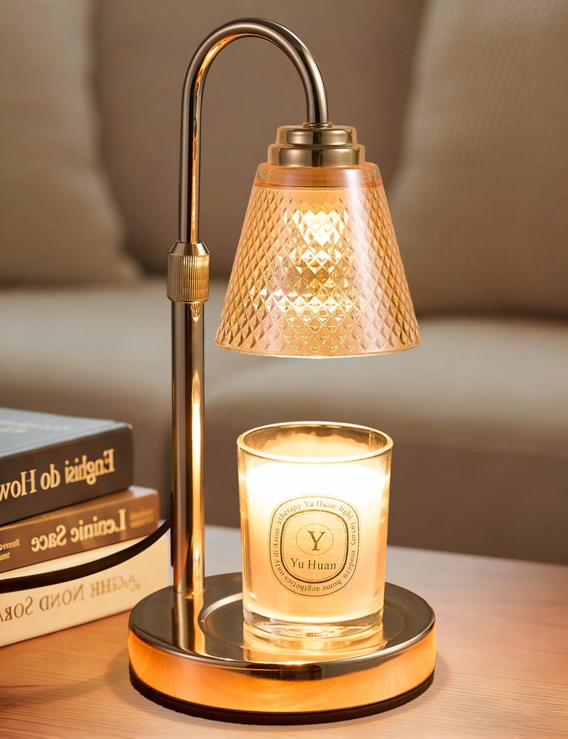 QUTADI Candle Warmer Lamp with Timer Dimmer, Birthday Gifts for Mom Women Friend Sister, House Warming Gifts, Wax Melt Warmer, Office Apartment Dorm Room Home Decor - Image 1