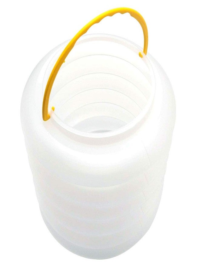 GARASANI Portable Transparent Plastic Drawing Wash Brush Water Barrel Telescopic for Acrylic Oil Watercolor Painting Bucket - Image 2