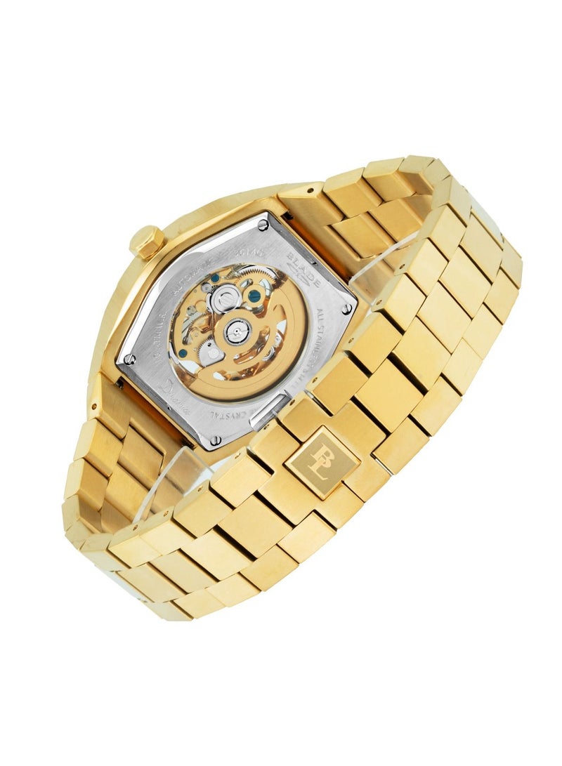 BLADE Octa SS Men's Automatic Gold 3614G2GSG SS Case & Band Watch - Image 4