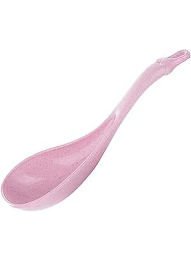 Wheat Straw Rice Scoop Spoon Lightweight Kitchen Serving Utensil Random Color - Image 1