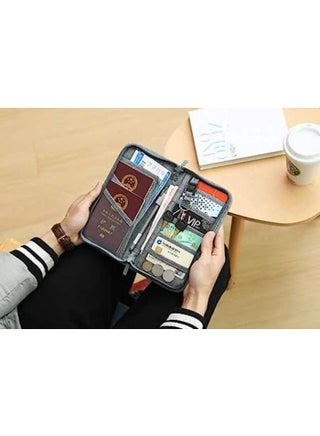 شنطة بطاقات طويلة ومحفظة للنساء والرجال، شنطة بخطاف مفاتيح، بلون رمادي سادة - pzsku/Z62AFEBA4A764D881260CZ/45/_/1686874014/08b39d60-7446-4702-82cc-a98cdb776779