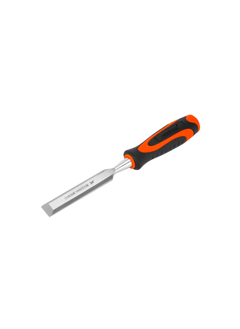 GEEPAS Geepas Toolz 3/4" Wood Chisel- GT59353, High-Quality Cr-V Construction, Induction Hardened, Equipped with TPR Handle| Light-Weight and Durable, Ideal for DIY, Home Improvement  - Image 1