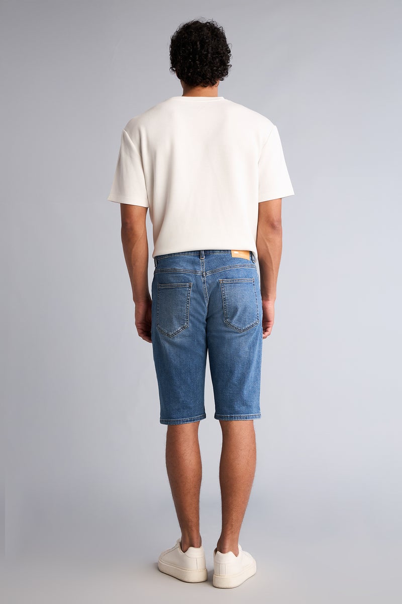 DeFacto Blue Man Regular Fit Bermuda Shorts Casual - Image 5