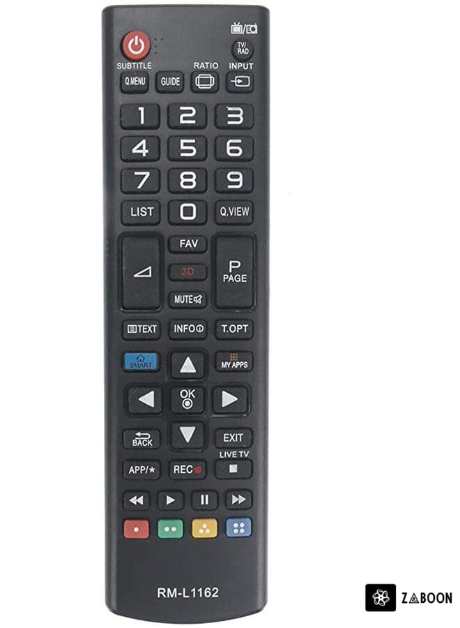 Zaboon Allimity 2 Remote Control Fit For Lg 3D Led Smart Tv Black