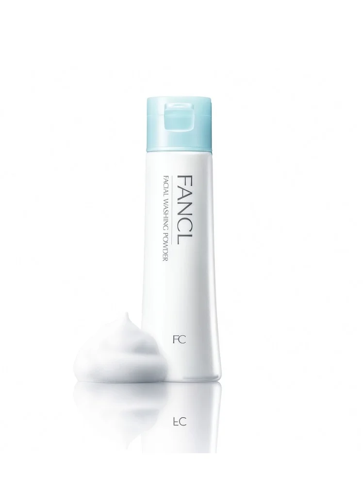 Fancl Facial Cleansing Powder 50g | Daily Face Wash I Powder-to-Foam Cleanser | 0% Preservatives & Clean Beauty Formula for Men and Women