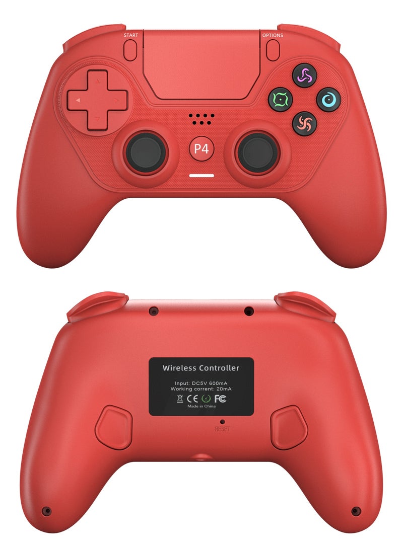 EGM Wireless Bluetooth Controller for PS4 and PC Gaming – Programmable Back Buttons, 6-Axis Gyro, Dual Vibration Gamepad with USB-C (Supports Steam & DS4Windows) - Image 1