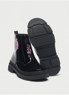 Barbie Printed Ankle Boots with Zip Closure  - Image 5
