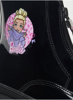 Barbie Printed Ankle Boots with Zip Closure  - Image 4