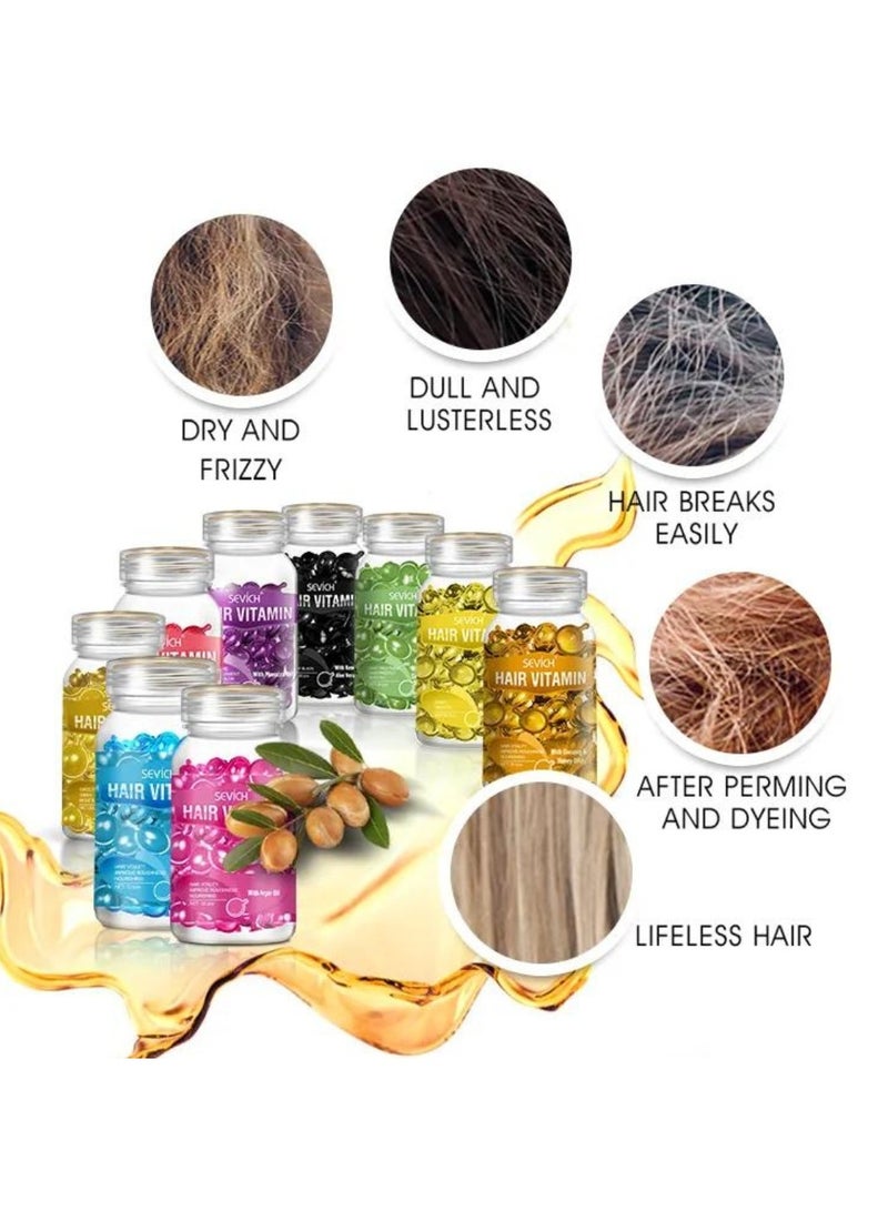 Sevich Hair Vitamin Serum Capsule Hair Treatment Serum Oil Capsules Hair Damage Repair Hair Serum Capsules for Daily Hair Care Nourishing Hair Treatment Oil Capsule Hair Oil Capsules Argon Oil Capsule 30pcs - Image 5