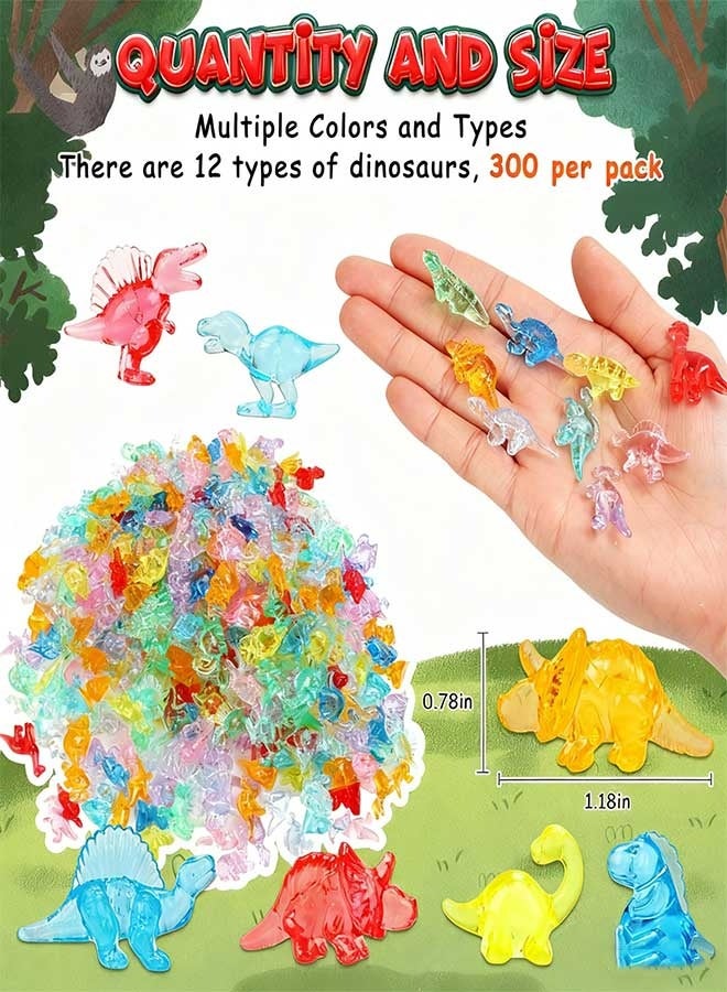 RAWAID 360 PCS Mini Resin Animals - Tiny Dinosaur Figures & Desk Pets for Party Favors, Vase Fillers, Classroom Prizes (Assorted Miniature Figurines, Bulk Small Toys) - Image 2