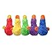 Multipet Duckworth Squeak Plush Dog Toy 4 Inches Pack of 2 One of each Color - Image 3