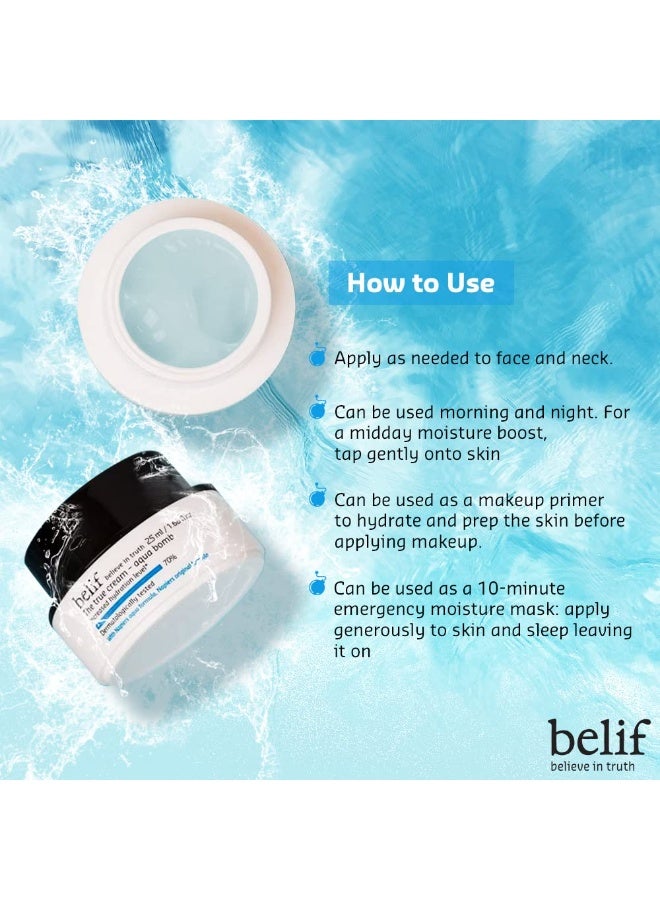 belif believe in truth The True Cream Aqua Bomb, Hydrating Moisturizer For Face | Ultra-Lightweight, Gel-Cream | For Normal, Combination, And Oily Skin Types | Korean Skin Care Products | (25 Ml) - Image 4