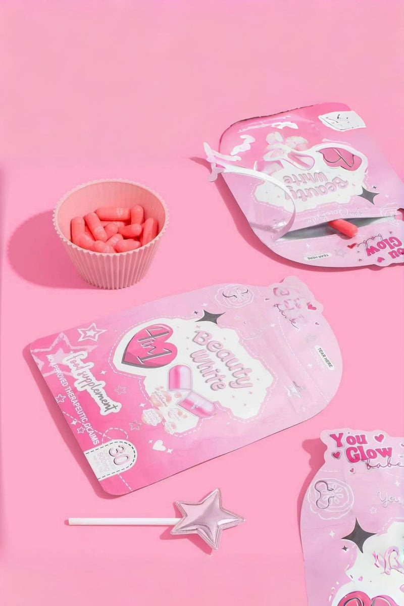 جلو بيوتي وايت 4 في 1 مع فيتامين الكولاجين المُحلل بالجلوتاثيون، مكمل غذائي، 30 كبسولة - Image 4