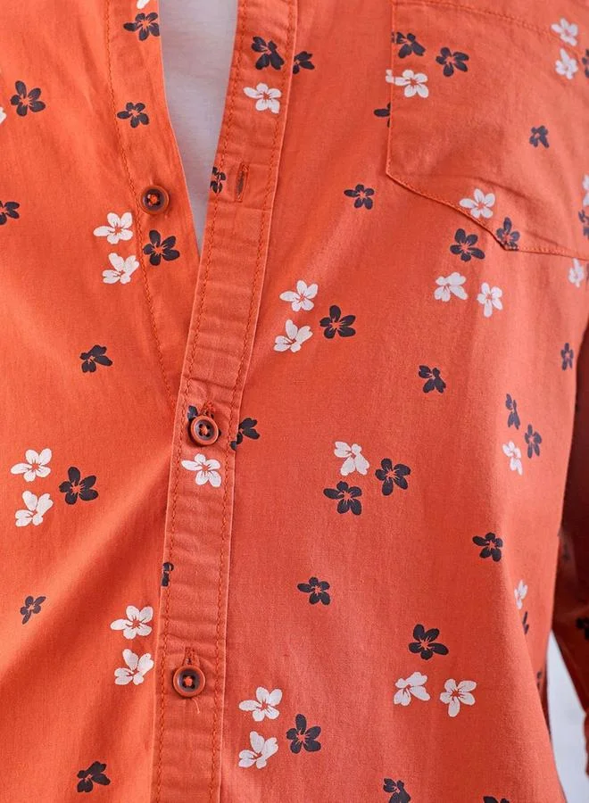 Take Two Men Regular Fit Ditsy Print Casual Shirt By HardSoda