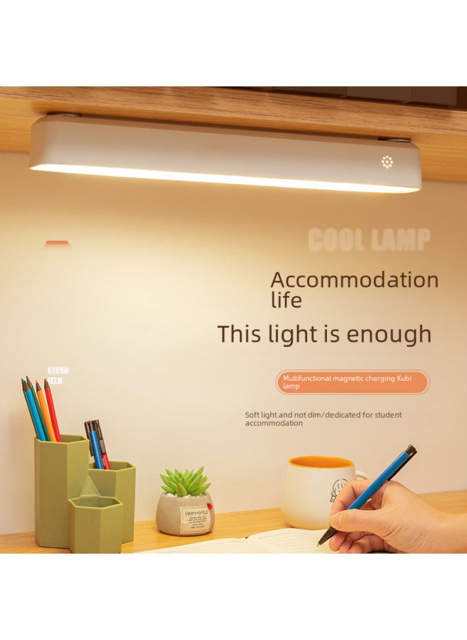 Cool Dormitory Bedroom Reading Night Light Student Study Eye Protection Lamp Remote Control Charging Attraction Desk Lamp-Specifications:Cool Dead Lamp Long [charging Remote Control Three-block Light] + Line