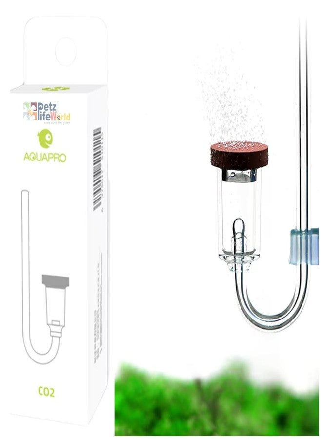 VAYINATO Aquapro Acrylic Microbubbles Co2 Diffuser For Planted Aquarium With Bulid In Bubble Counter|Break Proof|Leakproof(Small-13Mm|For Nano Tanks) - Image 1