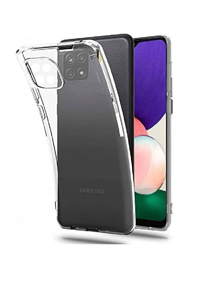 فيسوس Samsung Galaxy A22 5G شفاف شفاف واضحة الصدمات TPU غلاف علبة الهاتف الخلوي - Image 1