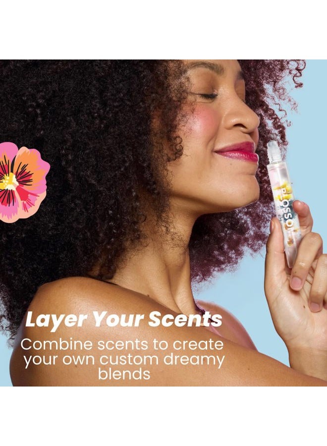 Blossom Roll on Perfume for Women Alcohol Free Rollerball Perfume Oil with Essential Oils, Infused with Real Flowers, Made in USA, 0.20oz (Vanilla, Amber), Vanilla Orchid - Image 4