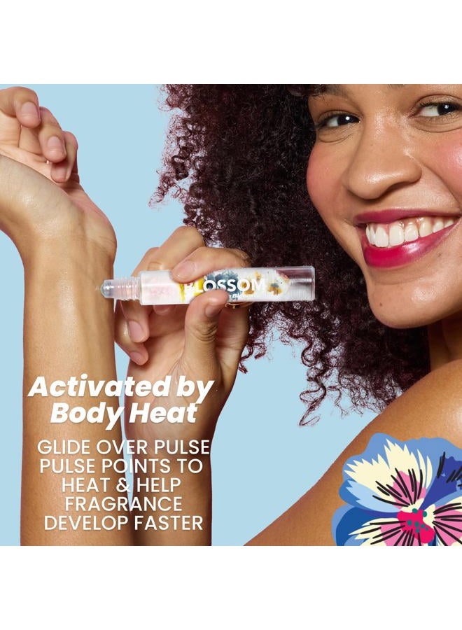 Blossom Roll on Perfume for Women Alcohol Free Rollerball Perfume Oil with Essential Oils, Infused with Real Flowers, Made in USA, 0.20oz (Vanilla, Amber), Vanilla Orchid - Image 5