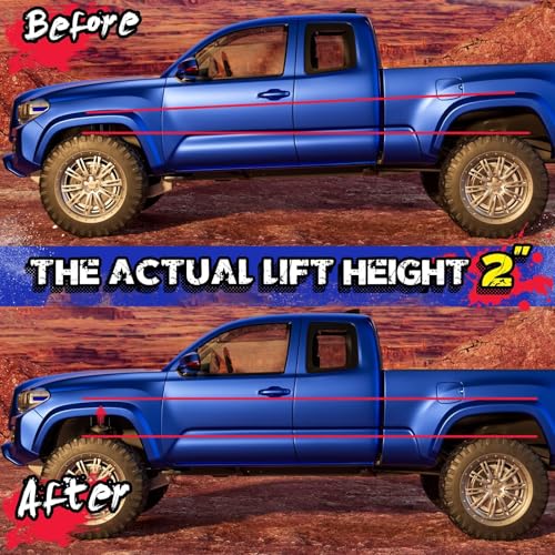 KSP PERFORMANCE KSP 2in Level Kits for F150 2004-2026,2" Front Leveling Lift Kits Compatible with Expedition 03-18,Mark LT 2005-2008, Aluminum Forged Strut Spacers Raise the Truck 2inch（Package of 2pcs） - Image 5