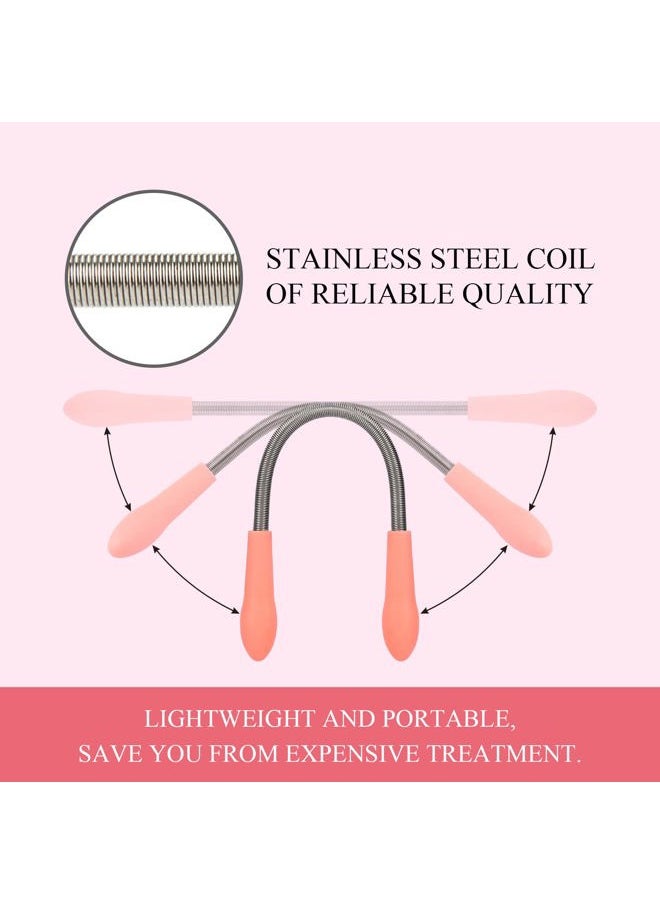 Ideal Swan Spring Hair Remover - 4 Pack Stainless Steel Spring Epilator - Facial Hair Remover for Women Face, Chin Hair, Upper Lip Hair, Women Mustache  - Image 4