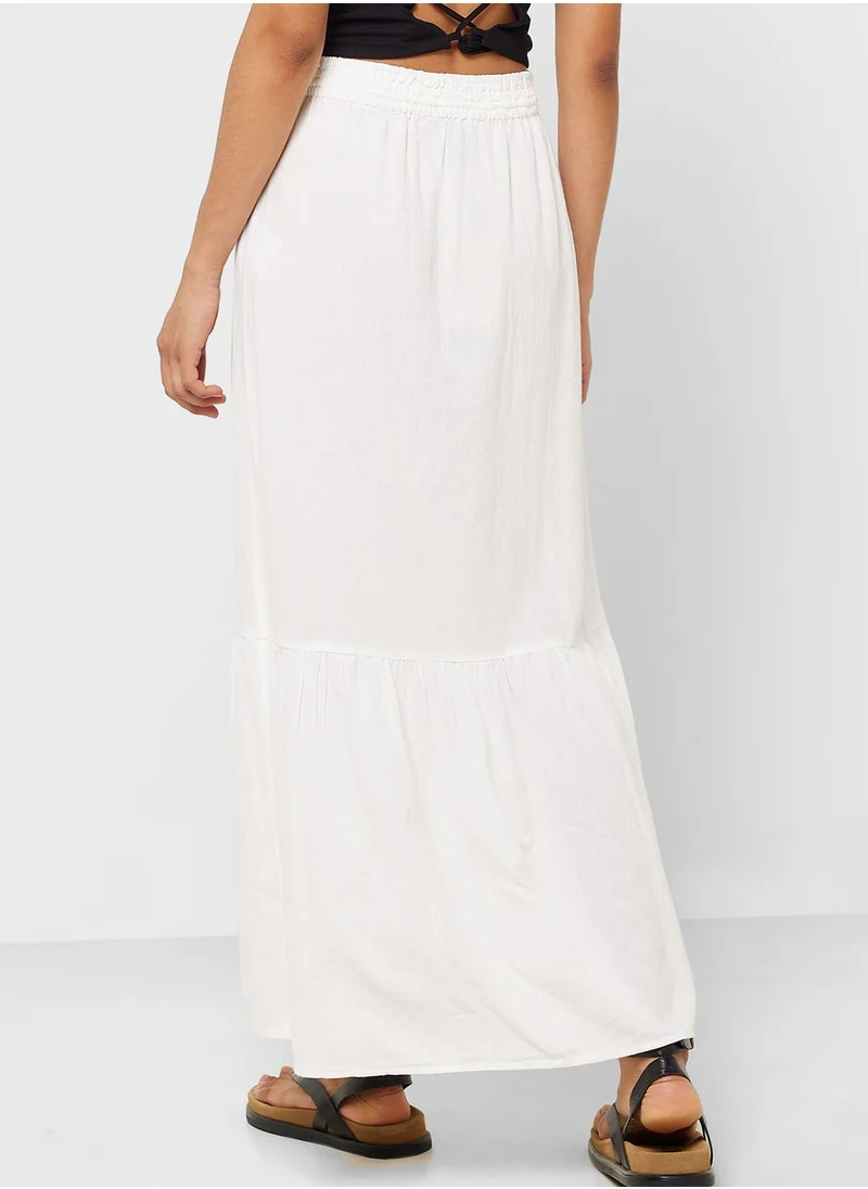 VERO MODA Elasticated High Waist Maxi Skirt