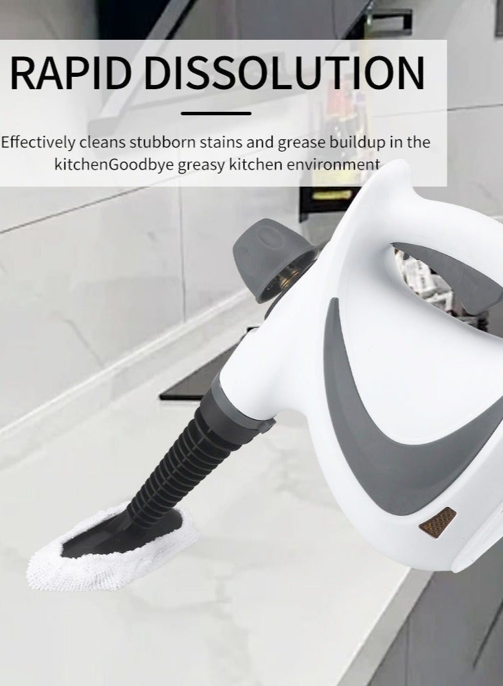 Joshberg Handheld Steam Cleaner, Portable Steamer with Large Capacity,11-Piece Steamer Accessory Set for Floor, Car, Carpet, Upholstery, Couch, Tile, Windows Cleaning - Image 5