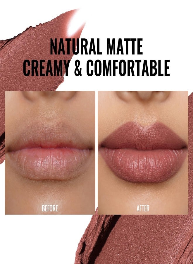 Oulac Pink Nude Matte Lipsticks for Women, Silky Velvet Matte Lipstick, Soft Smooth Texture, High Impact Lip Color, Weightless Formula Infused with Vitamin E, Vegan&Cruelty Free RM06 - Image 4