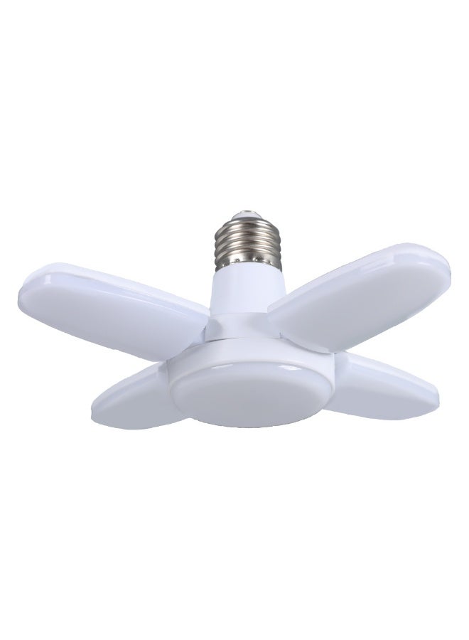 مصباح إل إي دي قابلة للطي مصباح شفرة رباعية الأوراق لمبة مصغرة قابلة للتشكيل مصباح مركبة فائقة السطوع وفعال في الطاقة مصباح إضاءة أساسي للمستودع وورشة العمل - Image 1