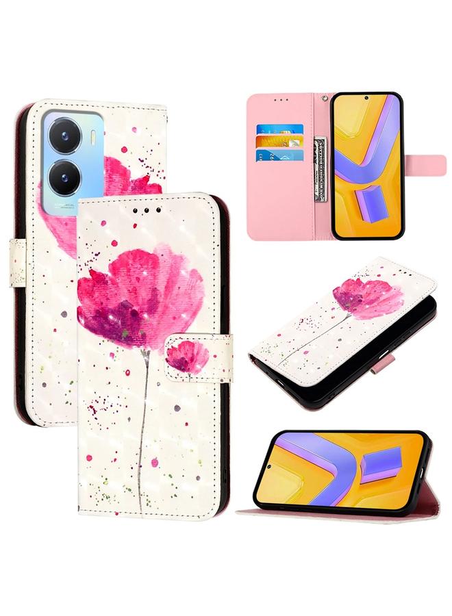 The Bros Case For vivo Y56 / Y16 / Y02s Global 3D Painting Horizontal Flip Leather Phone Case
