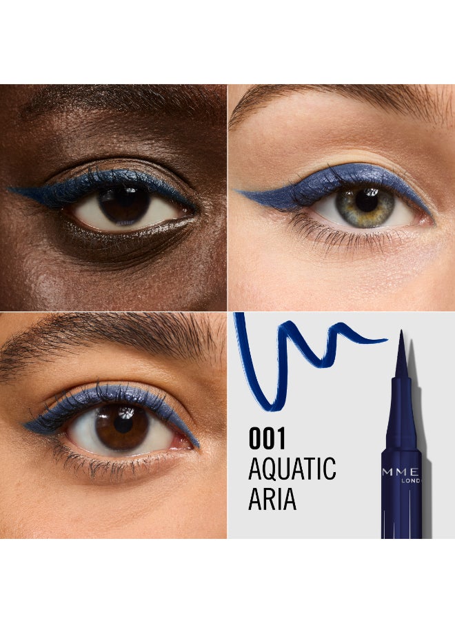 RIMMEL LONDON - Wonder'Ink Precision Eyeliner Pen - 003 - Aquatic Aria, 1 ml - Image 1