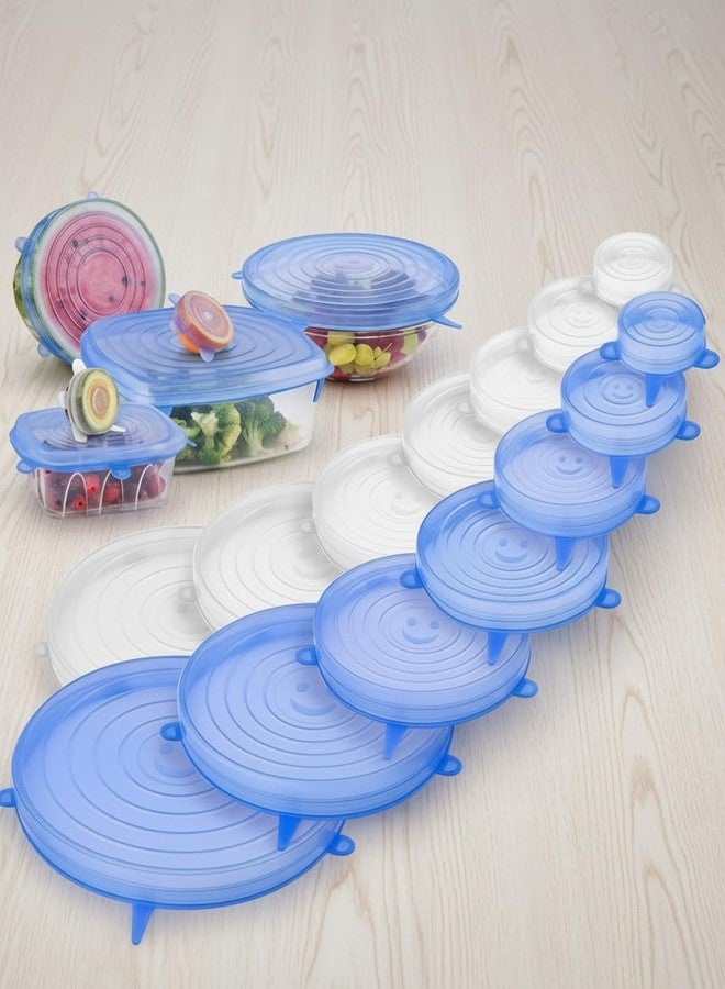 Veemok Silicone Stretch Lids for Bowls – 6 PCS Reusable Airtight Food Covers | Microwave & Freezer Safe Kitchen Storage Covers - Image 4