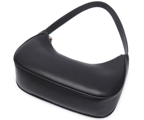 WSRYDJDL Fashion shoulder Bag for Women's Cute Hobo Tote Handbag Mini Clutch Underarm Purse for Daily Use/Work/Travel/Casual Outings (Black) - Image 5