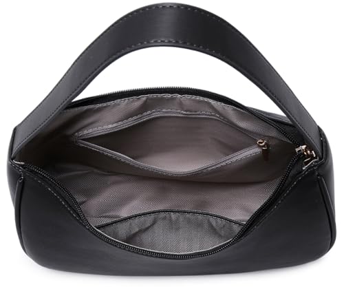 WSRYDJDL Fashion shoulder Bag for Women's Cute Hobo Tote Handbag Mini Clutch Underarm Purse for Daily Use/Work/Travel/Casual Outings (Black) - Image 4