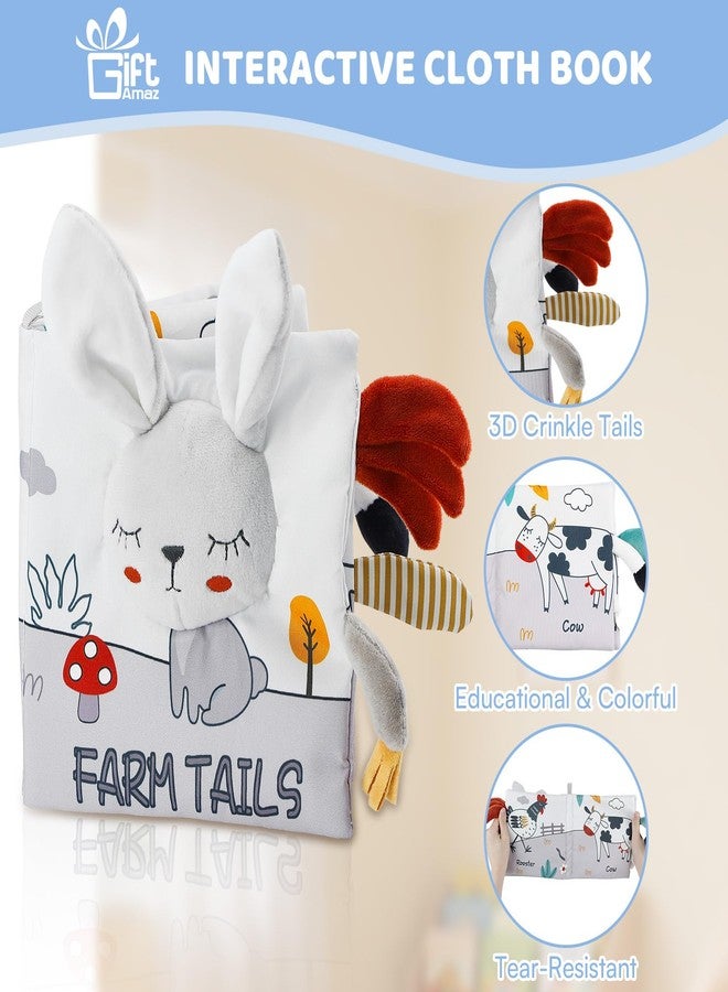 GiftAmaz Baptism Gifts Set for Boys, Christening Dedication Gifts with Hooded Baby Towel, Sensory Cloth Book & Socks, Catholic Baptism Gift Basket for Newborn Baby, Infant, Godparents - Image 5