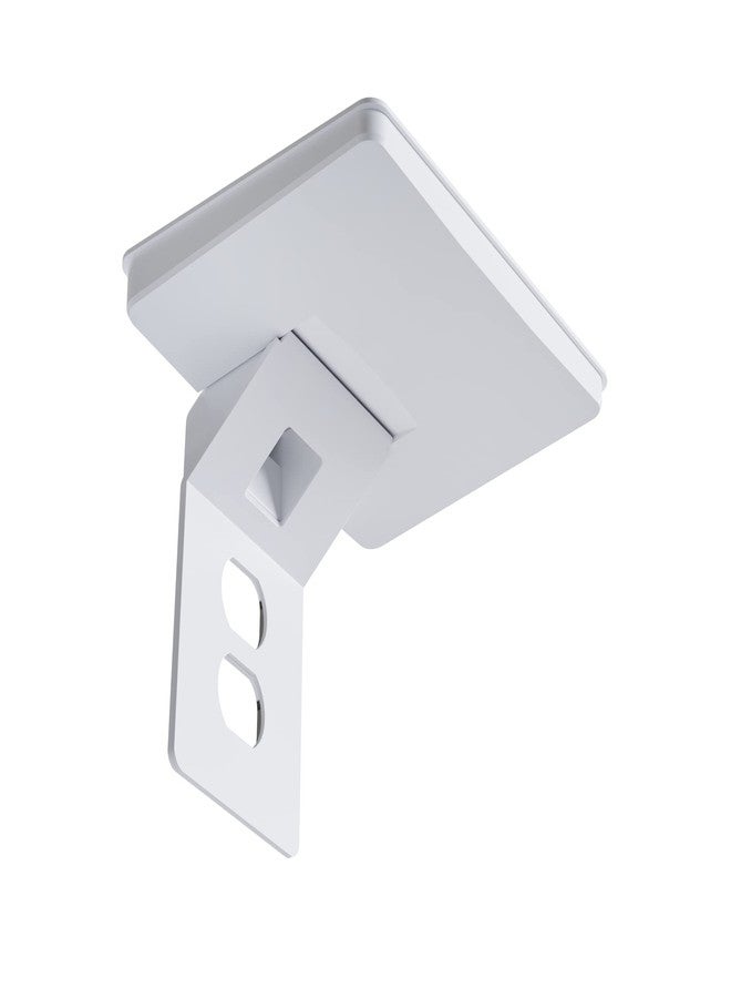 ECHOGEAR Wide Outlet Shelf - Next-Gen Design with Built-in Cord Storage & Room for Bulky Plugs - Works with Both Standard & Decora Outlets - Quick Install with Included Hardware - Image 1