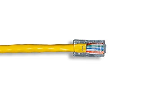 Cablelera 1' Category 5e UTP Network Patch Cable, Non-Booted Assembly, Yellow Color (ZNWN4460-01) - Image 3