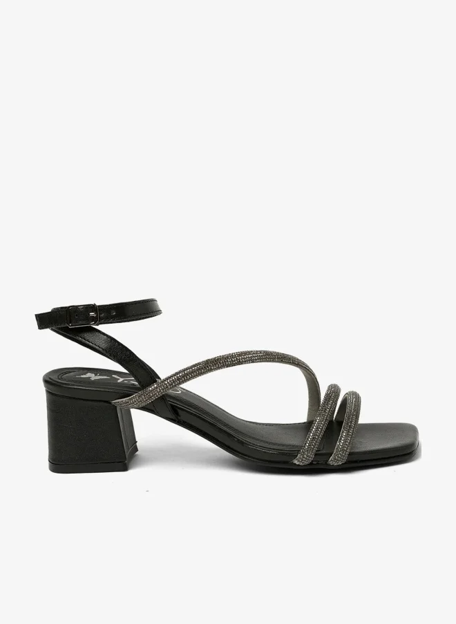 ييزو صنادل نسائية بكعب متوسط - كعب مريح وأنيق للسيدات والفتيات