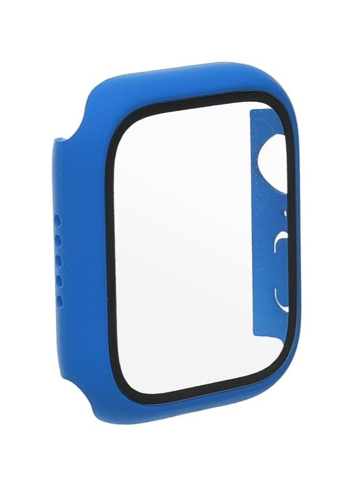 Generic - Classic Smartwatch Tempered Glass Screen Protector Case For Apple Watch Series 7,8 And 9 (45mm) - Blue - Image 1