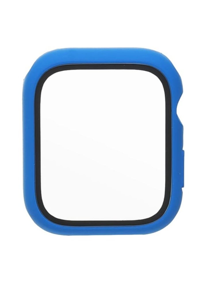 Generic - Classic Smartwatch Tempered Glass Screen Protector Case For Apple Watch Series 7,8 And 9 (45mm) - Blue - Image 1