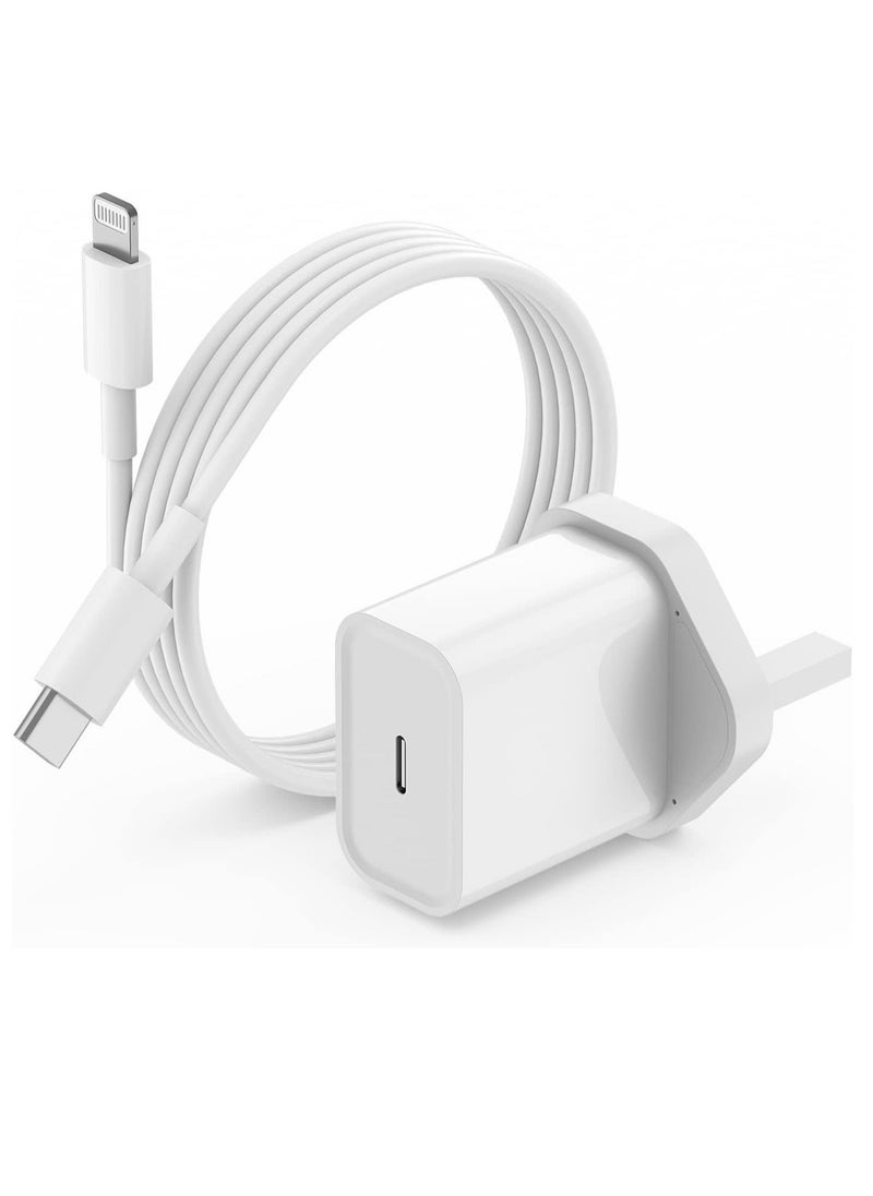 ELTRAZONE 20W Type C Fast Charger Adapter for iphone 14 pro/ 14 pro max/14/13/12/11, USB C Fast Charging Plug with Cable 1.5M  - Image 2